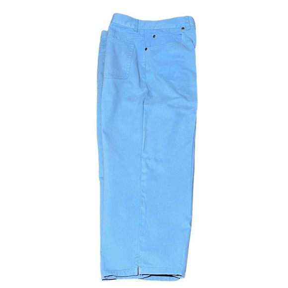 Jones New York Sportswear Y2K Colored Denim Capri Pants Light Blue - Picture 4 of 13